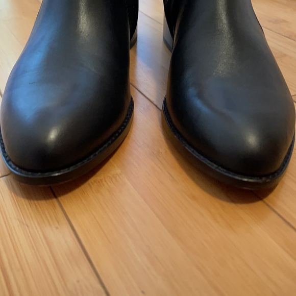 Madewell Camden Black Leather Ankle Boot 8M - Picture 6 of 10